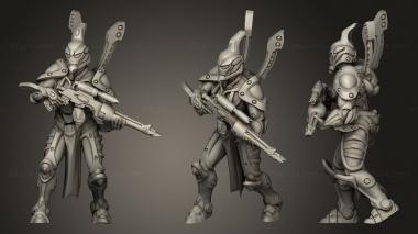 Military figurines posa 5 3d model